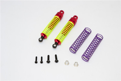 1/18 TEAM LOSI MINI-T ALLOY FRONT ADJUSTABLE SHOCK ABSORBERS HOLE TO HOLE 55MM - PAIR SMT355